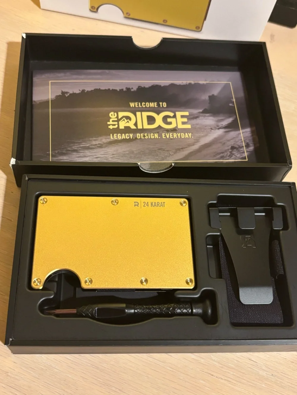 Ridge Wallet 2.0 (24 Karat Gold Special Edition)